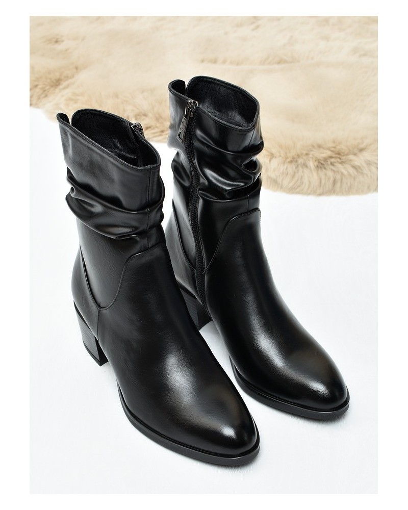 Botki damskie Vinceza 58682 Czarne