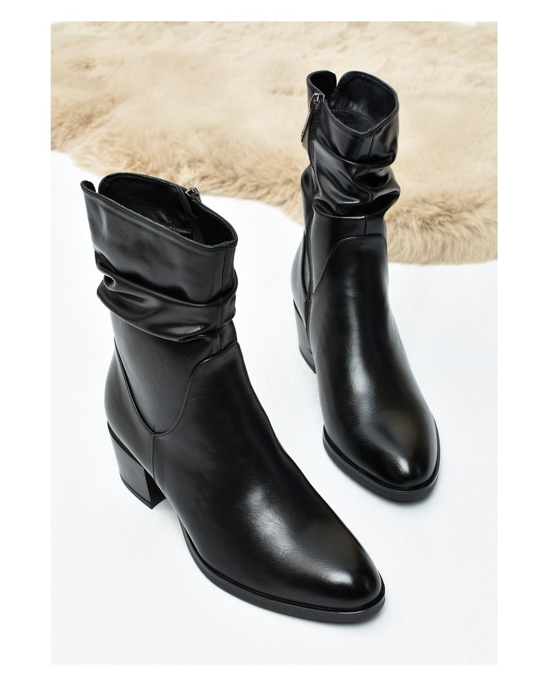 Botki damskie Vinceza 58682 Czarne