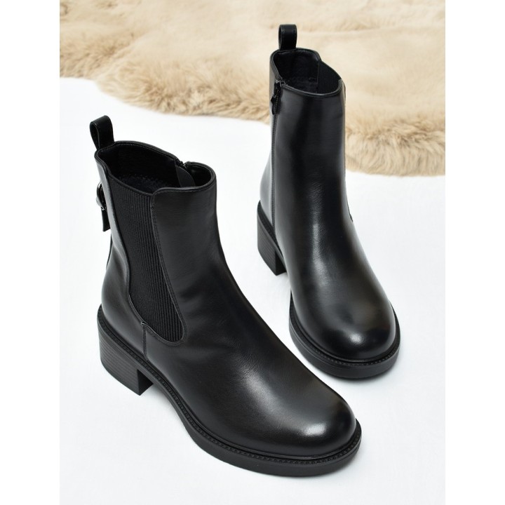 Botki damskie Sergio Leone BT-04 Czarne