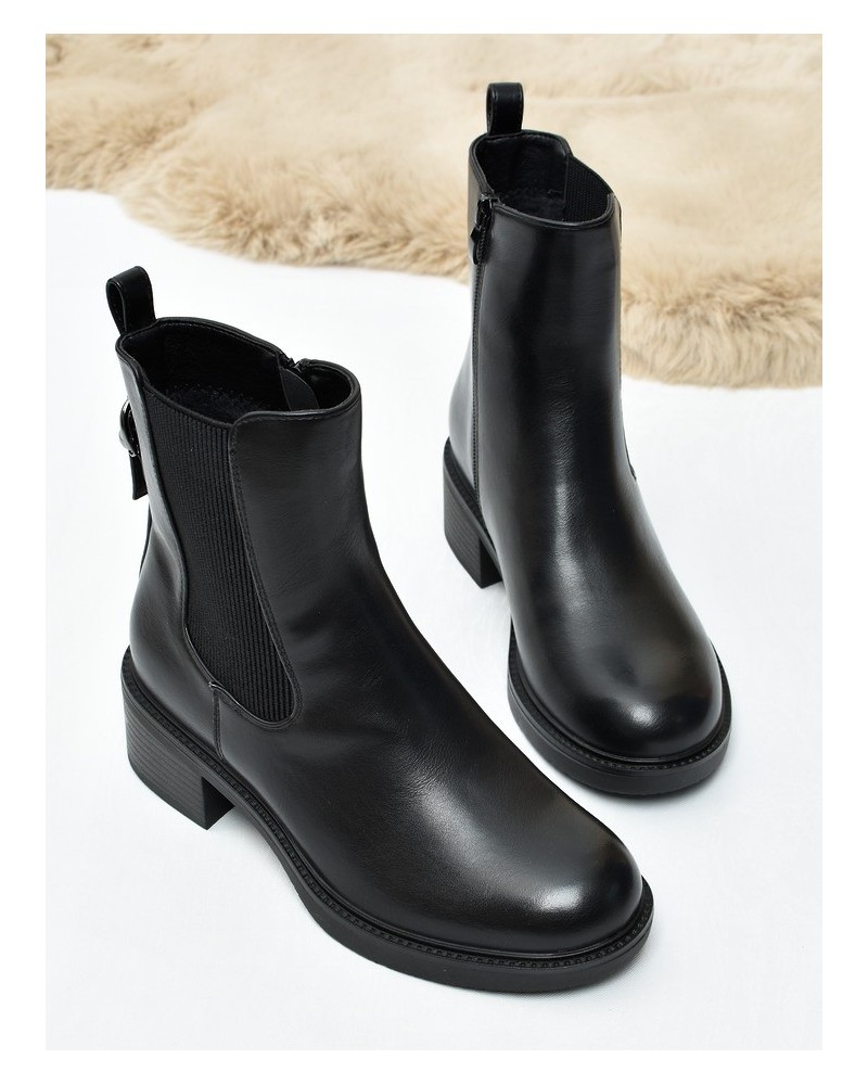 Botki damskie Sergio Leone BT-04 Czarne