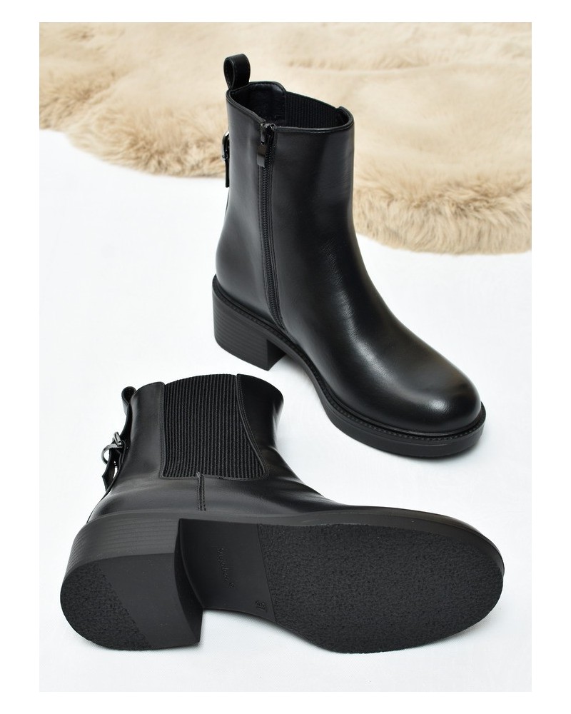 Botki damskie Sergio Leone BT-04 Czarne