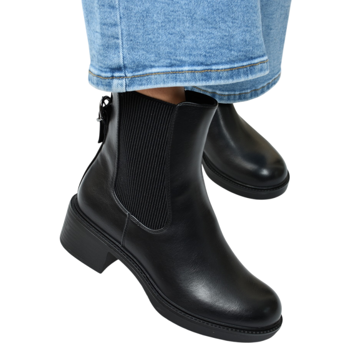 Botki damskie Sergio Leone BT-04 Czarne