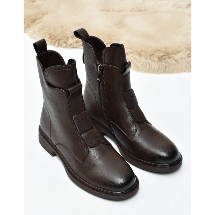 Botki damskie SOLE 06 Coffe