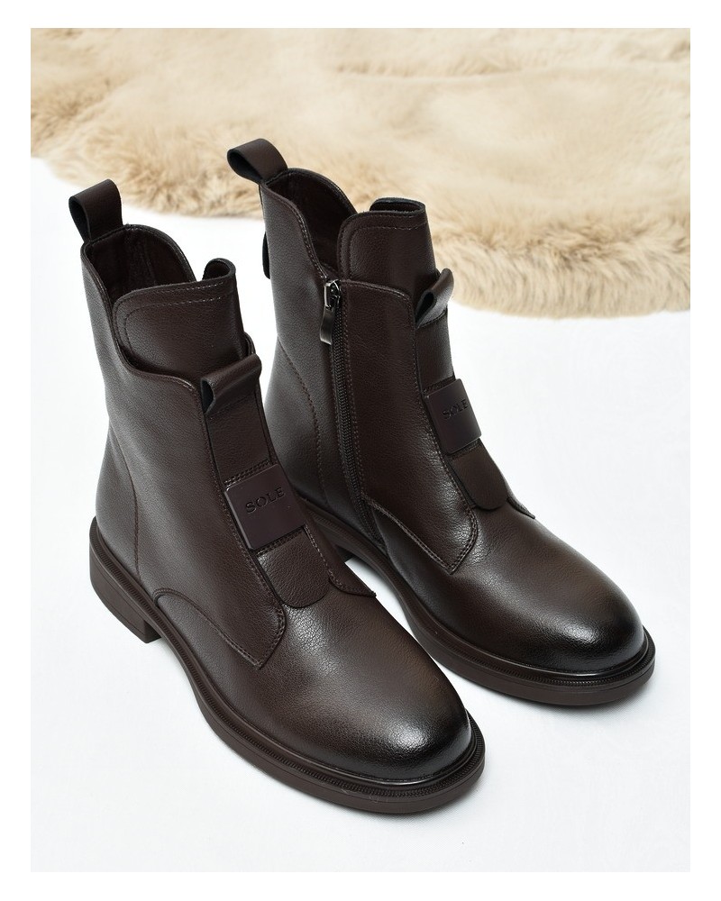 Botki damskie SOLE 06 Coffe