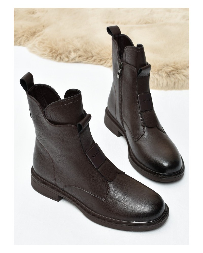 Botki damskie SOLE 06 Coffe