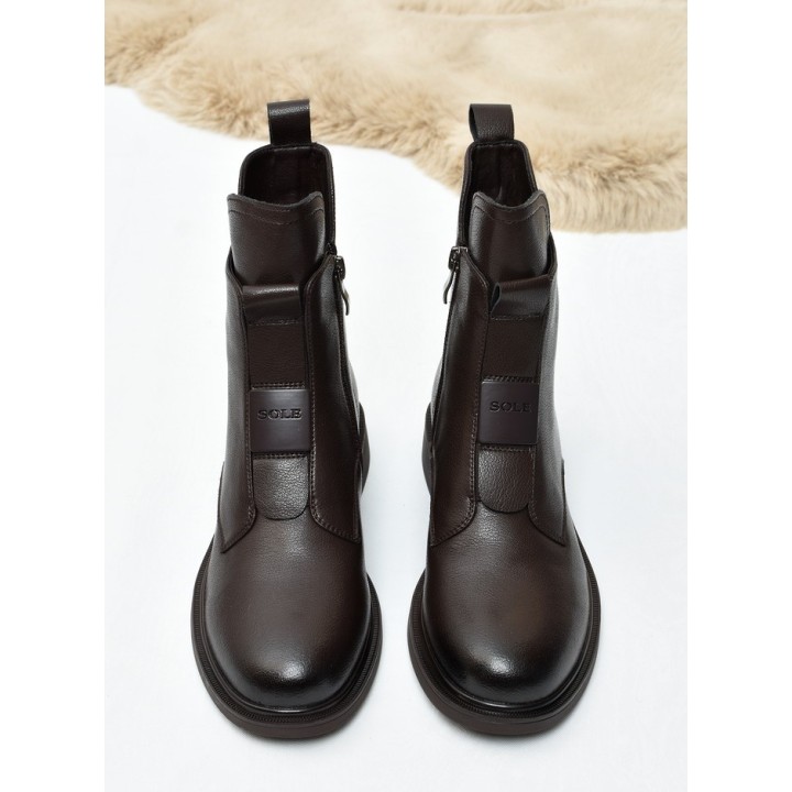 Botki damskie SOLE 06 Coffe