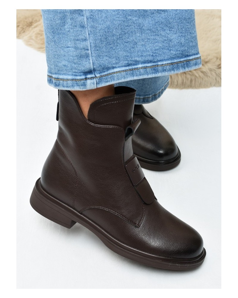 Botki damskie SOLE 06 Coffe