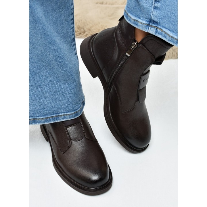 Botki damskie SOLE 06 Coffe