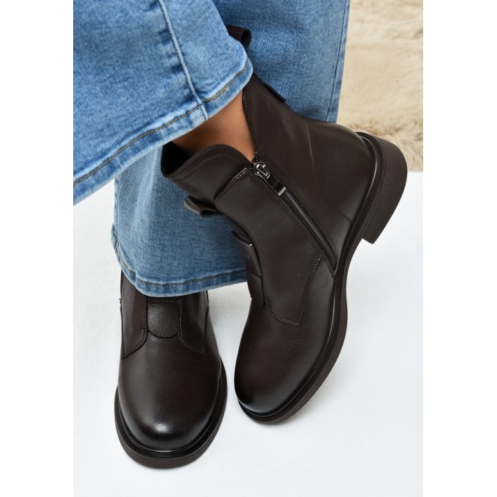 Botki damskie SOLE 06 Coffe