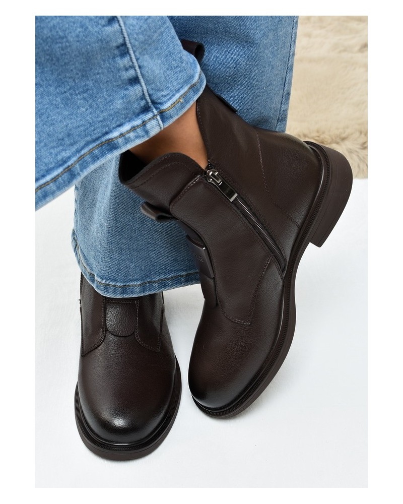 Botki damskie SOLE 06 Coffe