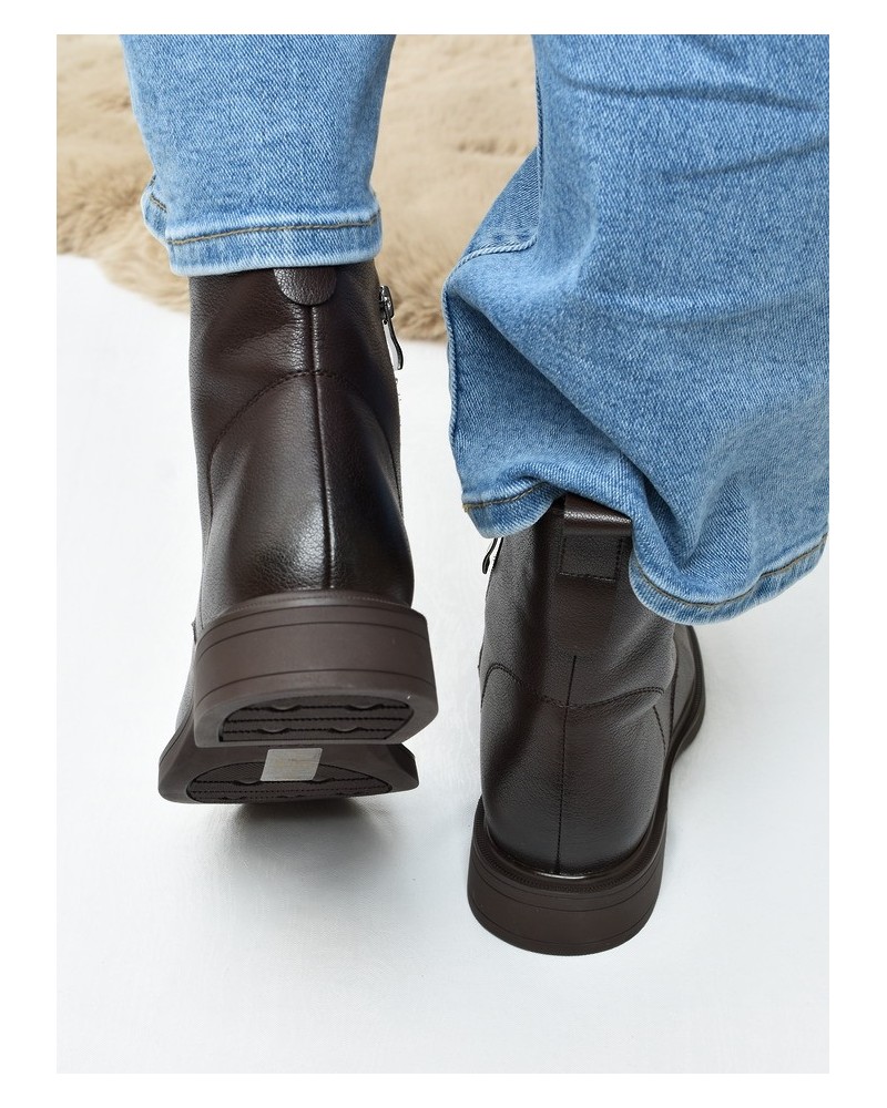 Botki damskie SOLE 06 Coffe