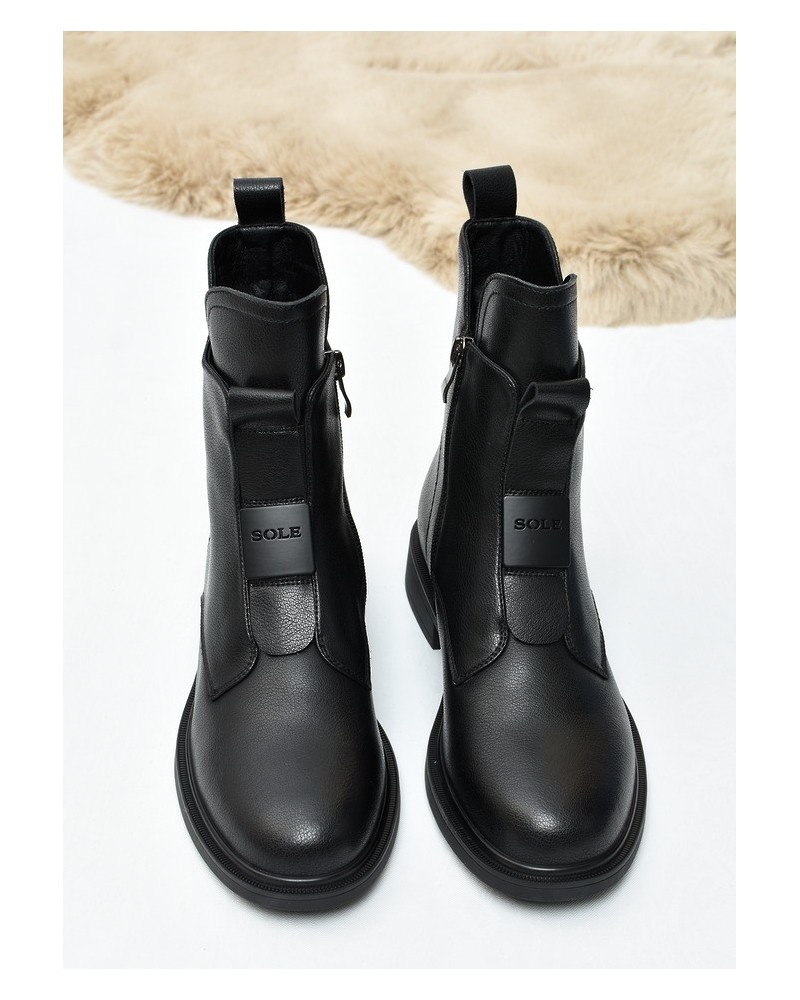 Botki damskie SOLE 05 Czarne