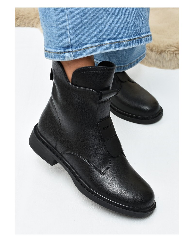 Botki damskie SOLE 05 Czarne