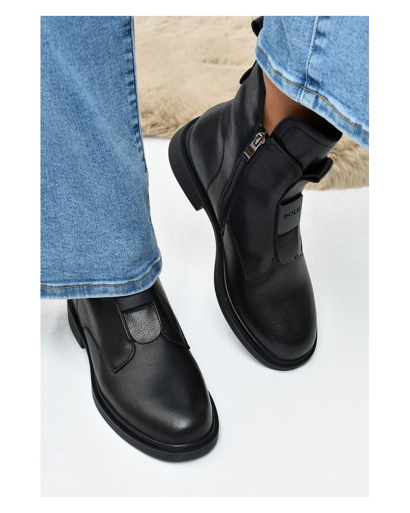 Botki damskie SOLE 05 Czarne