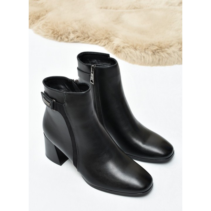 Botki damskie Vinceza 58660 Czarne