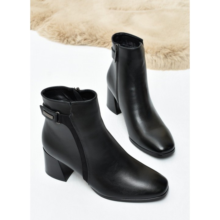 Botki damskie Vinceza 58660 Czarne