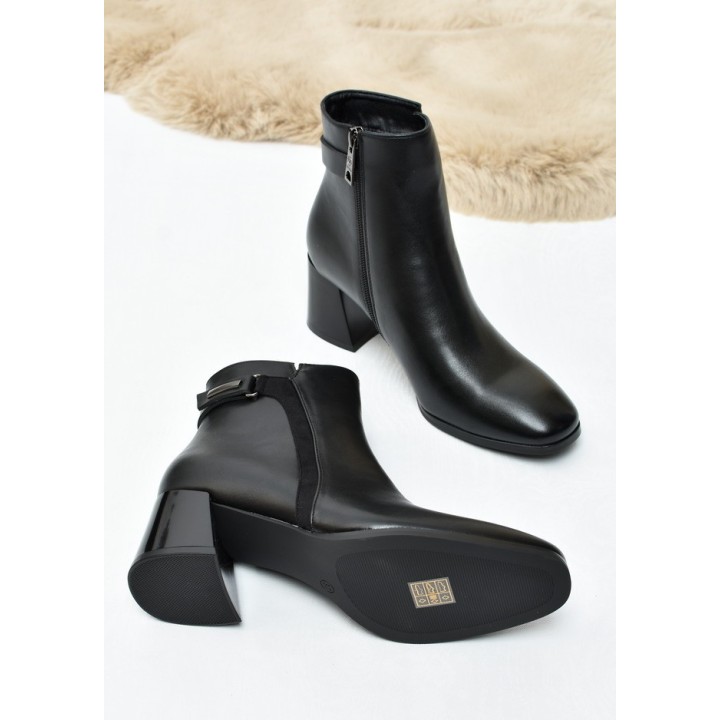 Botki damskie Vinceza 58660 Czarne