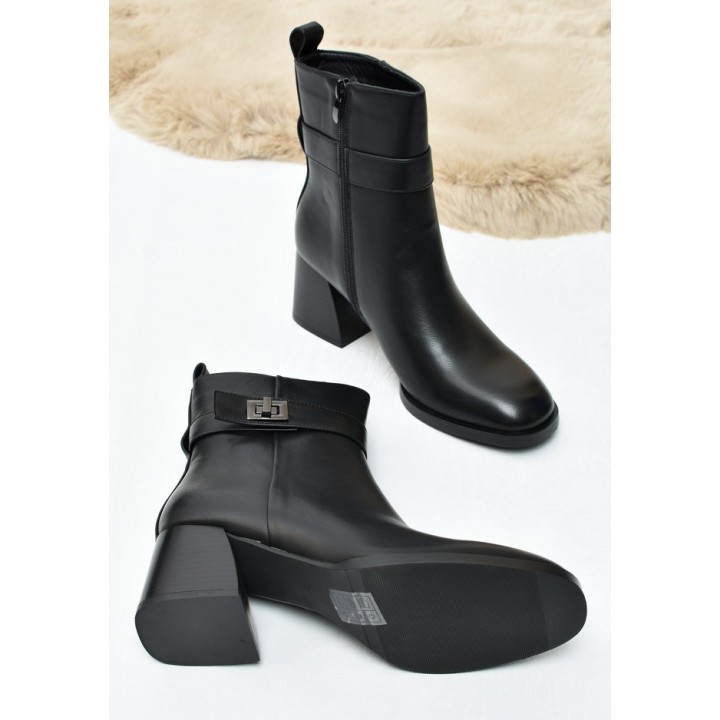Botki damskie Skotnicki B-3-1364 Czarne