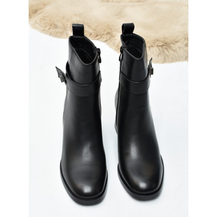 Botki damskie Skotnicki B-3-1364 Czarne