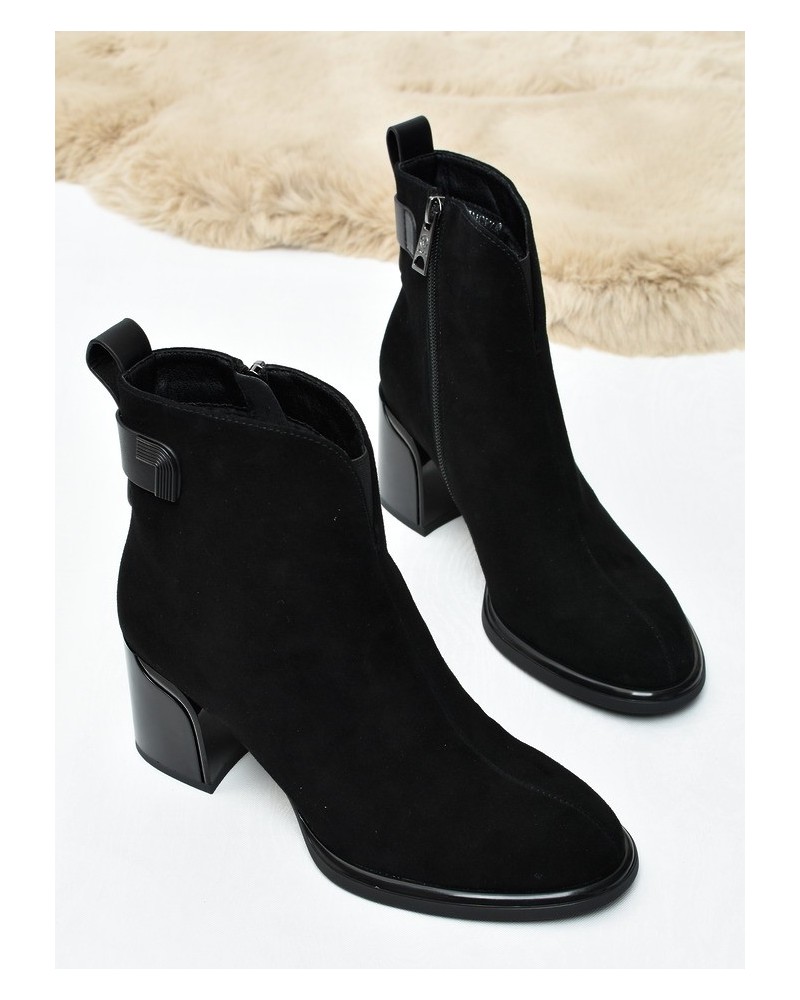 Botki damskie Vinceza 67059 Czarne