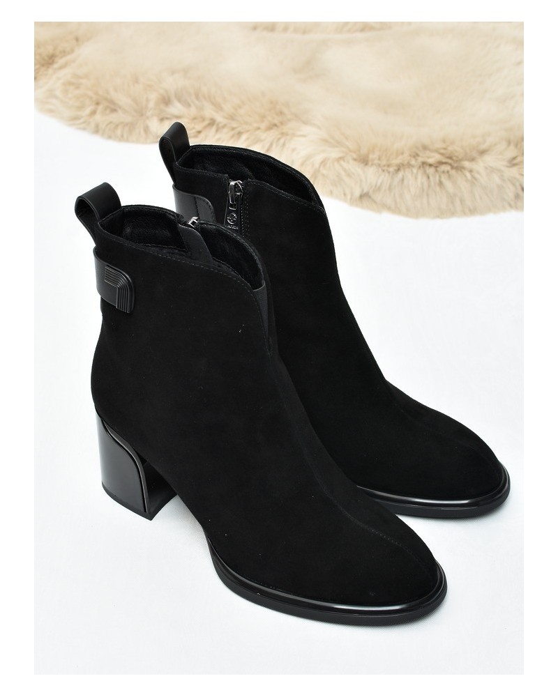 Botki damskie Vinceza 67059 Czarne