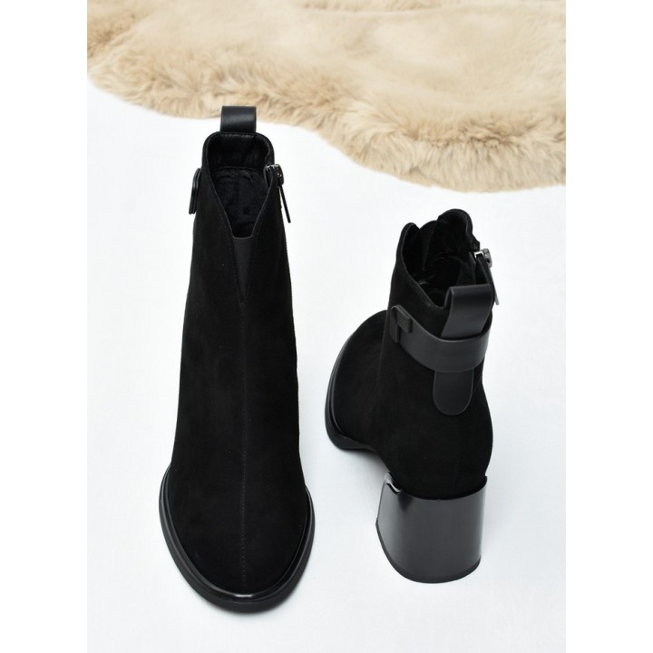 Botki damskie Vinceza 67059 Czarne