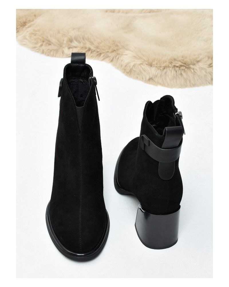 Botki damskie Vinceza 67059 Czarne