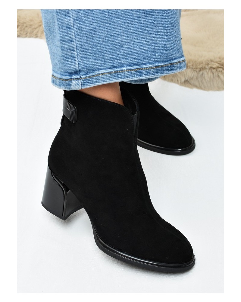 Botki damskie Vinceza 67059 Czarne