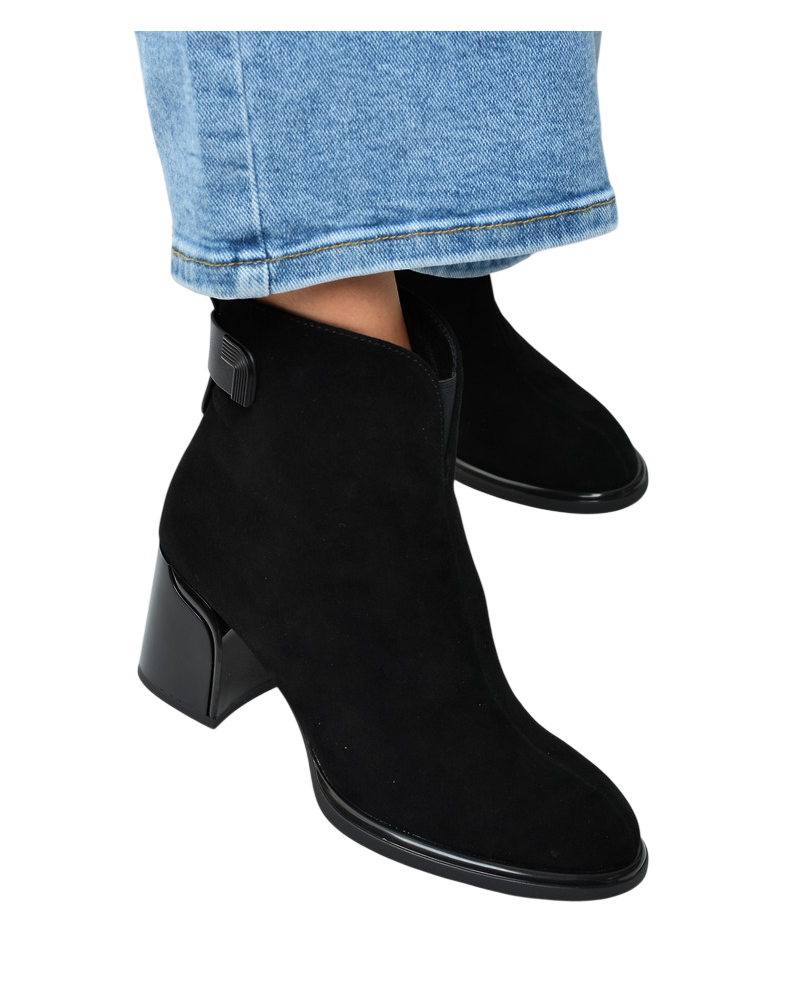 Botki damskie Vinceza 67059 Czarne