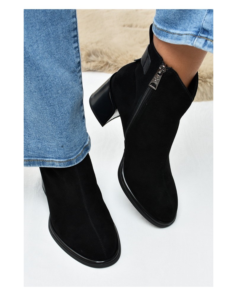 Botki damskie Vinceza 67059 Czarne