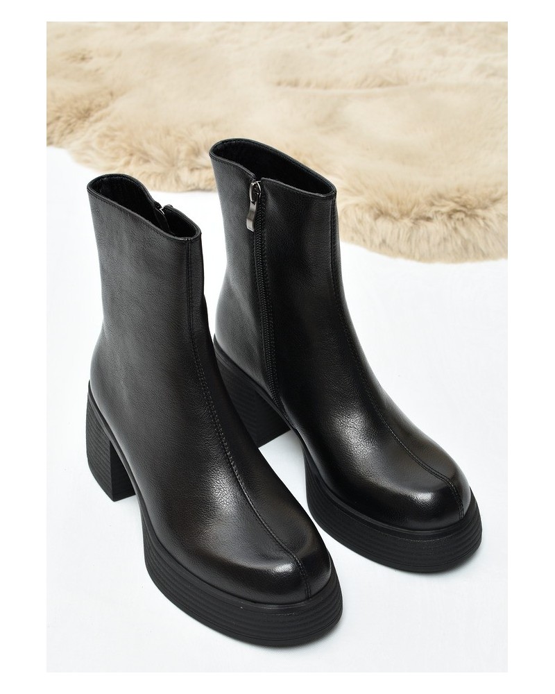 Botki damskie Vinceza 91175 Czarne