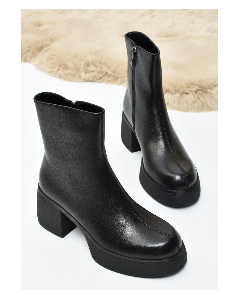 Botki damskie Vinceza 91175 Czarne