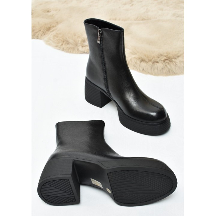 Botki damskie Vinceza 91175 Czarne