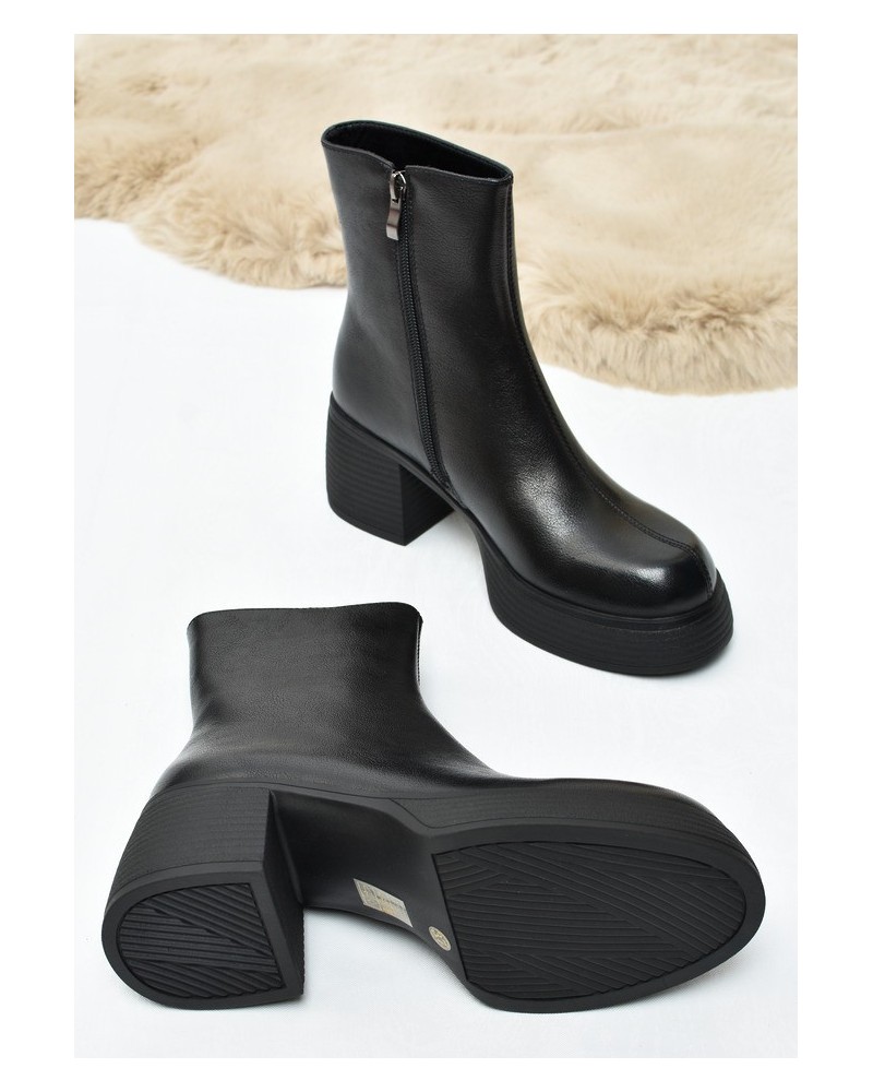 Botki damskie Vinceza 91175 Czarne