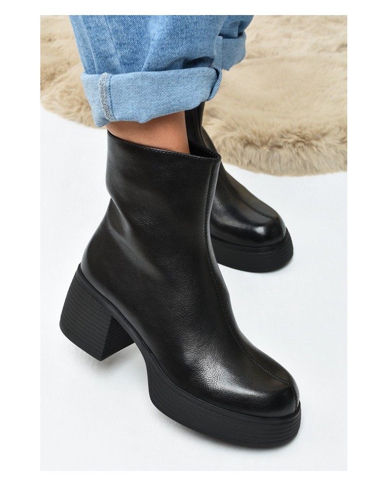 Botki damskie Vinceza 91175 Czarne