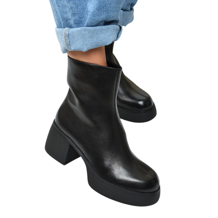Botki damskie Vinceza 91175 Czarne