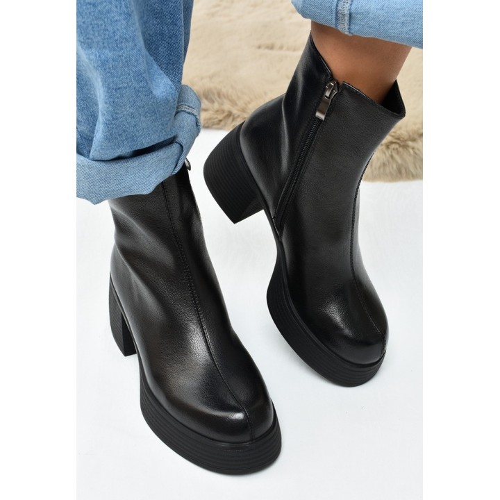 Botki damskie Vinceza 91175 Czarne