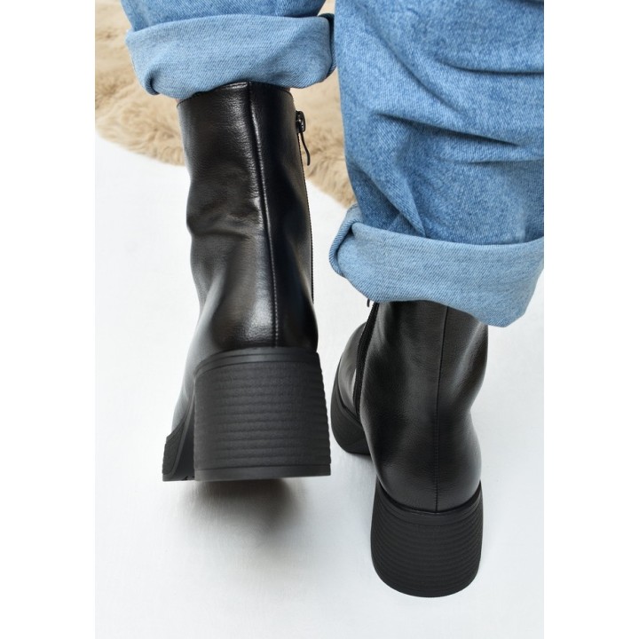 Botki damskie Vinceza 91175 Czarne
