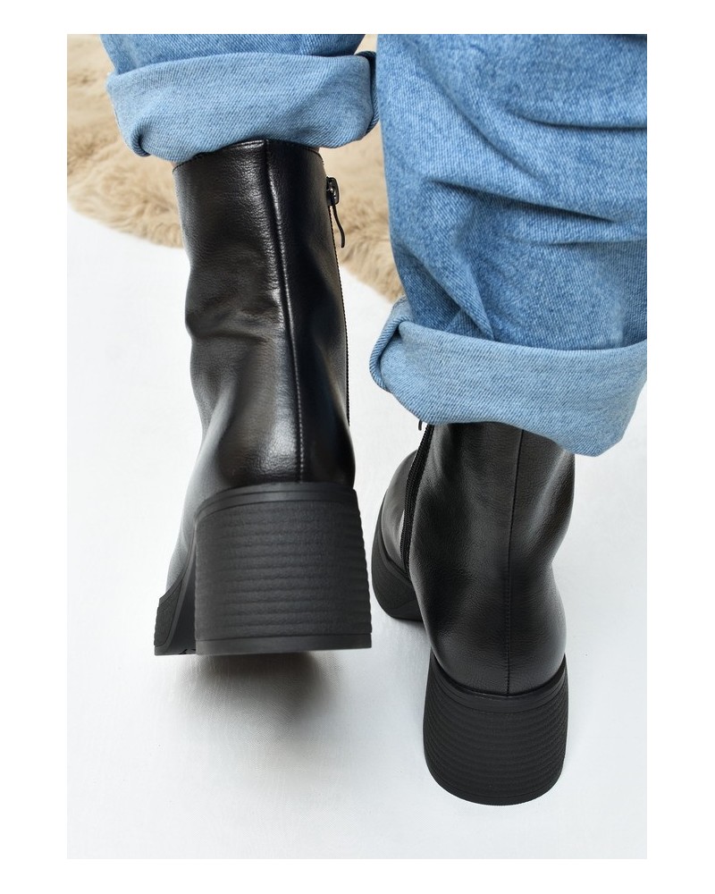Botki damskie Vinceza 91175 Czarne