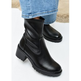 Botki damskie Potocki 12835 Czarne