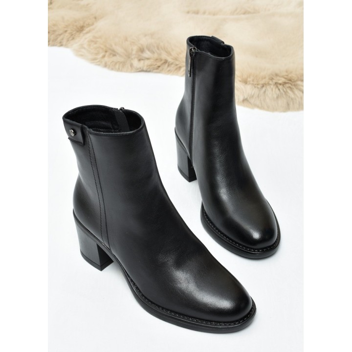 Botki damskie Vinceza 58655 Czarne