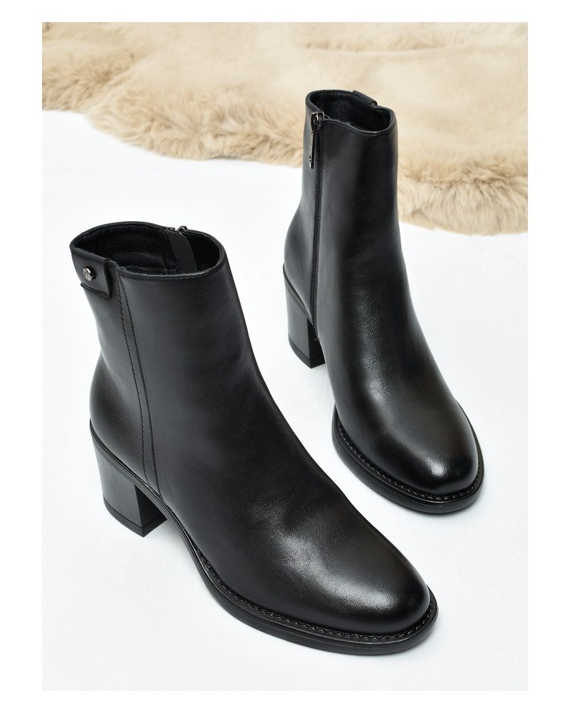 Botki damskie Vinceza 58655 Czarne