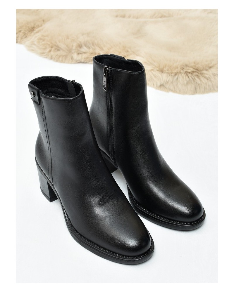 Botki damskie Vinceza 58655 Czarne