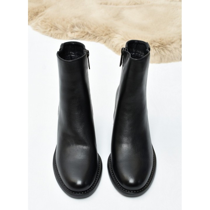 Botki damskie Vinceza 58655 Czarne