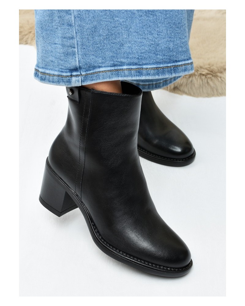 Botki damskie Vinceza 58655 Czarne