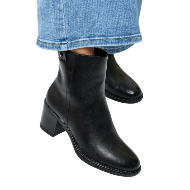Botki damskie Vinceza 58655 Czarne