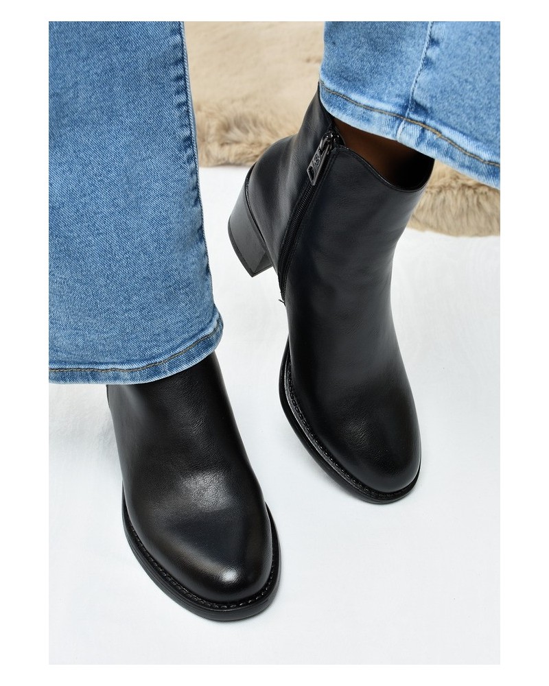 Botki damskie Vinceza 58655 Czarne
