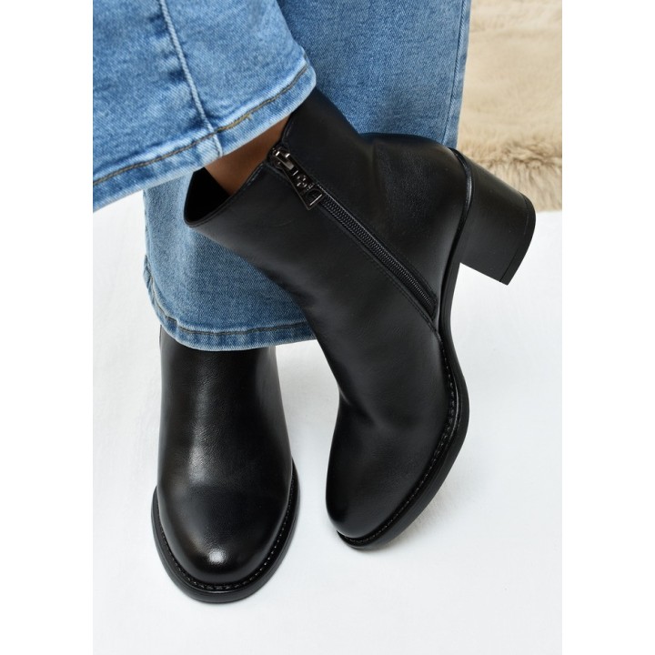 Botki damskie Vinceza 58655 Czarne