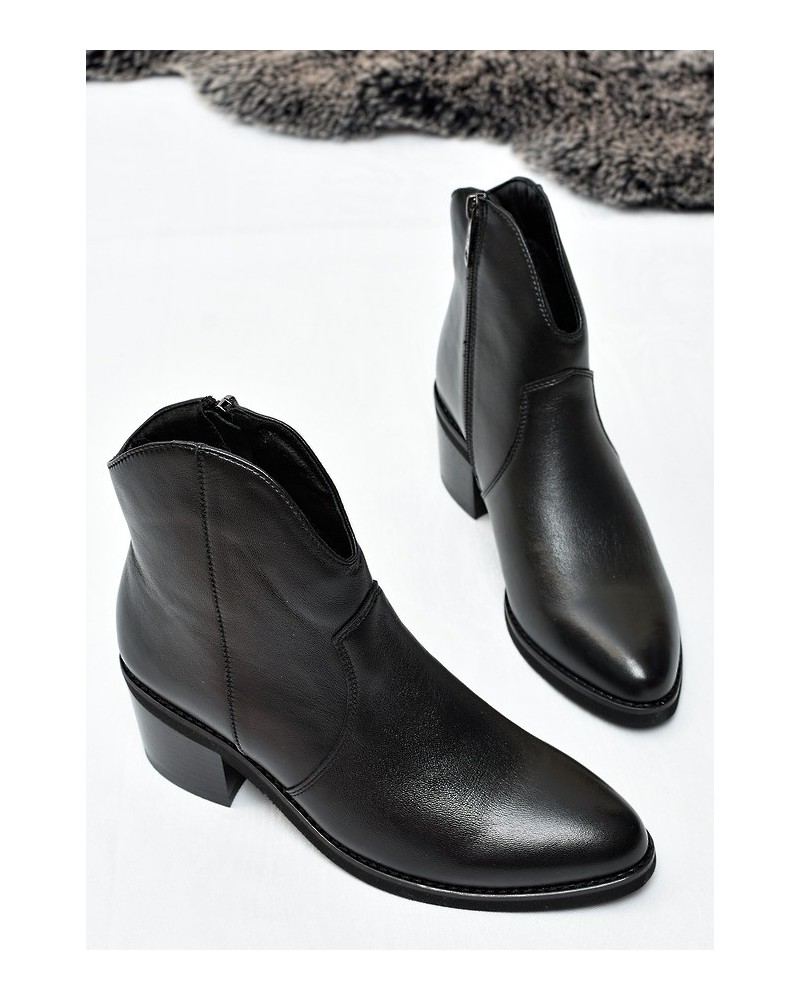 Botki damskie Vinceza 133138 Czarne