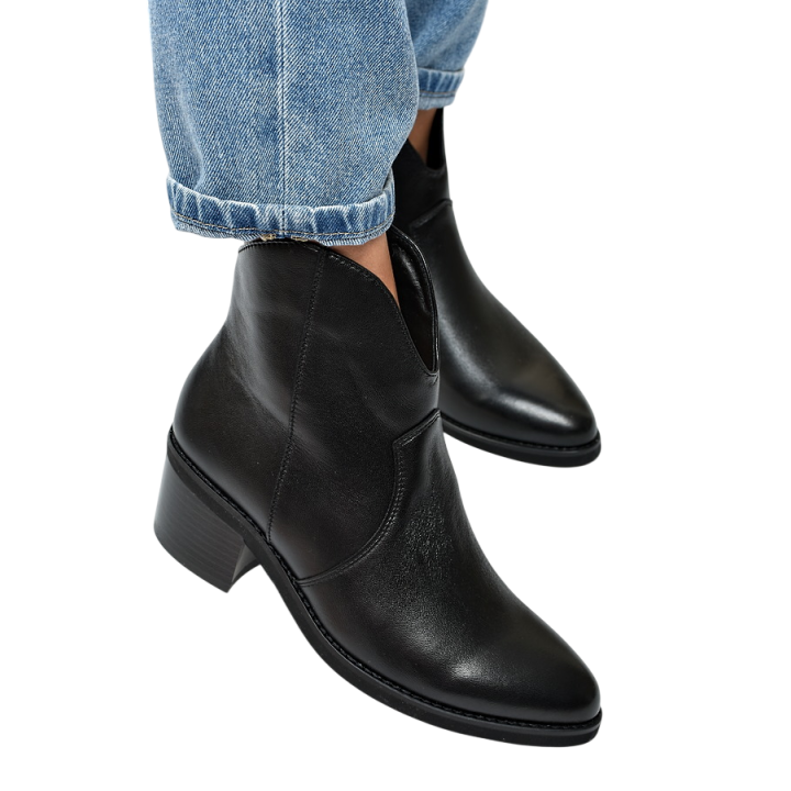 Botki damskie Vinceza 133138 Czarne